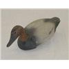 Image 1 : CARVED & PAINTED CANVAS BACK DUCK DECOY - H. LOASS, ROCHESTER
