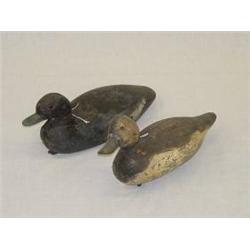 2 CARVED AND PAINTED DUCK DECOYS