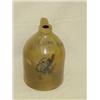 Image 1 : 2 GAL. STONEWARE JUG - E. & L.P. NORTON BENNINGTON VT W. COBALT SLIP DECORATION