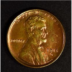 1914-D LINCOLN CENT, CH BU