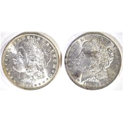 1885-O & 1887 CH BU MORGAN DOLLARS