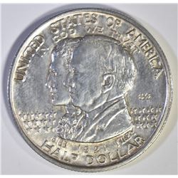 1921 ALABAMA 2x2 COMMEM HALF DOLLAR, CH BU