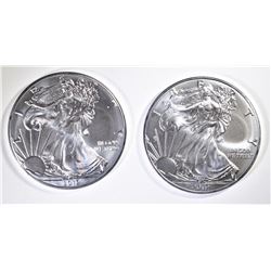2-2019 GEM BU AMERICAN SILVER EAGLES