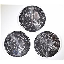 3-2019 AUSTRIAN 1oz SILVER PHILHARMONIC COINS