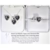 Image 1 : STERLING SILVER RING, EARRING, AND NECKLACE SET
