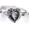 Image 3 : STERLING SILVER RING, EARRING, AND NECKLACE SET