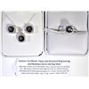Image 1 : STERLING SILVER RING, EARRING, AND NECKLACE SET
