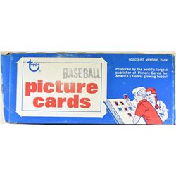1981 TOPPS BASEBALL 500 COUNT VENDING PACK