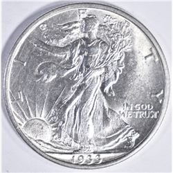 1933 S WALKING LIBERTY HALF DOLLAR GEM BU