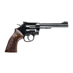 S& W 48 22WMR 6" 6RD BL WD AS