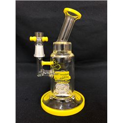 CHHECH & CHONG YELLOW GLASS BONG