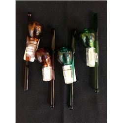 GLASS BOWL DABBER SET LOT