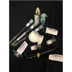 420 ACCESSORIES LOT (ASH CATCHERS/ GRINDER/ BOWLS...)