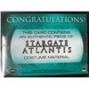 Image 2 : Stargate Atlantis 3& 4 Costume Card Teyla Emmagan RITTENHOUSE (T)