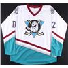 Image 2 : "D2: The Mighty Ducks" Jersey Signed by (4) W/ Henson/ Doherty/ Adams (JSA COA)