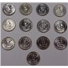 Image 2 : LOT OF SILVER WASHINGTON QUARTERS BU: