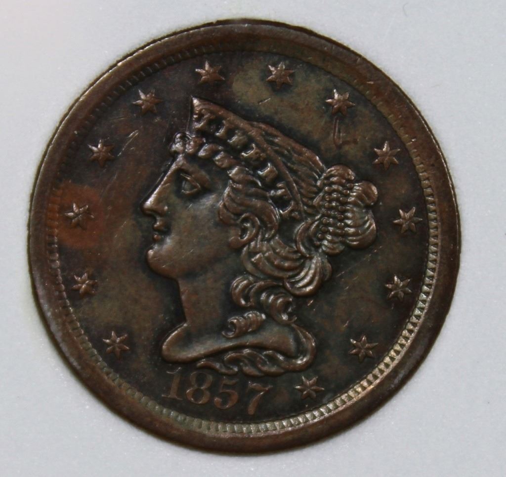 1857 HALF CENT 1857-half-cent