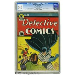 Detective Comics #46 (DC, 1940) CGC VG/FN 5.0 Cream t Detective Comics #46 (DC, 1940) CGC VG/FN 5.0 
