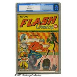 Flash Comics #1 (DC, 1940) CGC VG- 3.5 Off-white to w Flash Comics #1 (DC, 1940) CGC VG- 3.5 Off-whi