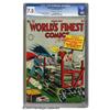 Image 1 : World's Finest Comics #13 (DC, 1944) CGC VF- 7.5 Off- World's Finest Comics #13 (DC, 1944) CGC VF- 7