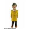 Image 1 : Dick Tracy 13" Composition Doll with Yellow Coat (Jos Dick Tracy 13" Composition Doll with Yellow Co