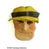 Image 1 : Dick Tracy Colored Stiff Cheesecloth Mask - With Hat Dick Tracy Colored Stiff Cheesecloth Mask - Wit