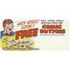 Image 1 : Comic-Related Pin-back Buttons Advertising Poster (Pr Comic-Related Pin-back Buttons Advertising Pos