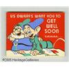 Image 2 : Disney Snow White And The Seven Dwarfs Greeting Card Disney Snow White And The Seven Dwarfs Greeting