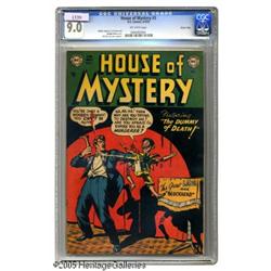 House of Mystery #3 Aurora pedigree (DC, 1952) CGC VF House of Mystery #3 Aurora pedigree (DC, 1952)