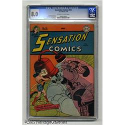 Sensation Comics #55 (DC, 1946) CGC VF 8.0 Off-white Sensation Comics #55 (DC, 1946) CGC VF 8.0 Off-