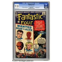 Fantastic Four #7 (Marvel, 1962) CGC VF- 7.5 Off-whit Fantastic Four #7 (Marvel, 1962) CGC VF- 7.5 O