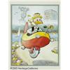 Image 1 : Carl Barks - Gyro Gearloose "Motorized Unicycle" Pain Carl Barks - Gyro Gearloose "Motorized Unicycl