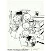 Image 1 : Daan Jippes - "Ducks in a Row" Cover Original Art (un Daan Jippes - "Ducks in a Row" Cover Original 