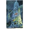 Image 1 : Paul Lehr - SF Book Cover Comprehensive Painting Orig Paul Lehr - SF Book Cover Comprehensive Painti