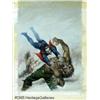 Image 1 : Earl Norem - Morbius vs. Werewolf by Night Cover Orig Earl Norem - Morbius vs. Werewolf by Night Cov