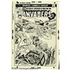 Image 1 : John Romita Sr. - The Invaders #1 Cover Original Art John Romita Sr. - The Invaders #1 Cover Origina