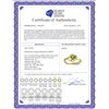 Image 2 : Genuine 0.97 ctw Peridot & Diamond Ring Jewelry 14KT Yellow Gold - REF-29F7Z