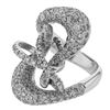 Image 1 : 2.22 CTW Diamond Ring 14K White Gold - REF-147X3R