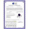 Image 2 : Natural 2.92 ctw amethyst & Diamond Engagement Ring 14K White Gold - REF-102W7K