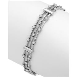 1.16 CTW Diamond Bracelet 18K White Gold - REF-165Y2X