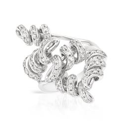 0.71 CTW Diamond Ring 14K White Gold - REF-100Y3X
