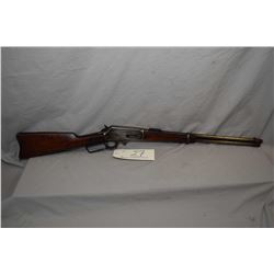 Marlin Model 1893 .32 H.P.S. Cal Lever Action Saddle Ring Carbine w/ 20" bbl [ traces of fading blue