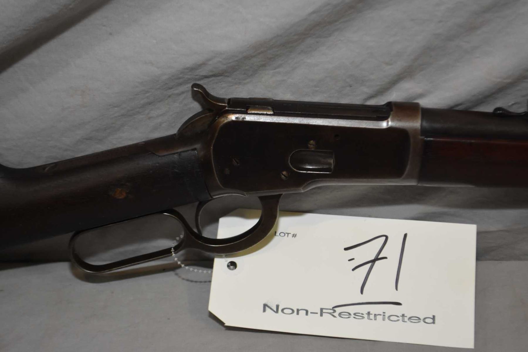 Winchester Model 1892 25 20 WCF Cal Lever Action Rifle W 24 Round Winchester Model 1892 25 20 WCF Cal Lever Action Rifle W 24 Round