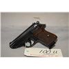 Image 2 : Prohib 12 - 6 Walther Model PPK 7.65 MM Cal 7 Shot Semi Auto Pistol w/ 83 mm bbl [ blued finish, fix