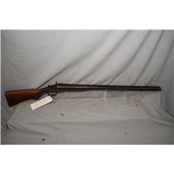 Alger Arms Co. double barrel side X side, hinge break shotgun w/ 30" bbl. [blued finish turning grey