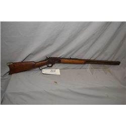 Marlin Model 1894 .44 W Cal Tube Fed Lever Action Rifle w/ 24  rnd bbl full mag [ fading blue finish