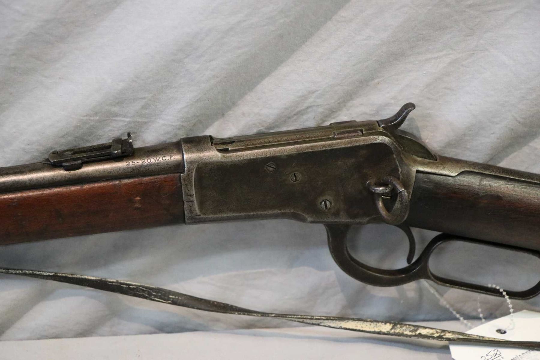 Winchester Model 1892 25 20 WCF Cal Lever Action Saddle Ring Carbine Winchester Model 1892 25 20 WCF Cal Lever Action Saddle Ring Carbine