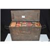 Image 1 : Wooden ammunition crate with approximately 360 rounds of mostly paper wrapped .12 gauge ammunition