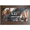 Image 1 : Double sided 5.11 Tactical promotional banner