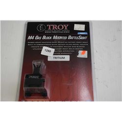 New in package Troy Battle Ready series M4 gas block mounted battle sight- black